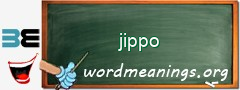 WordMeaning blackboard for jippo